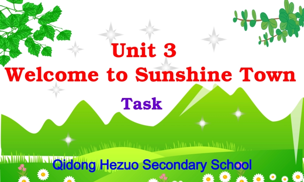 WelcometoSunshineTown