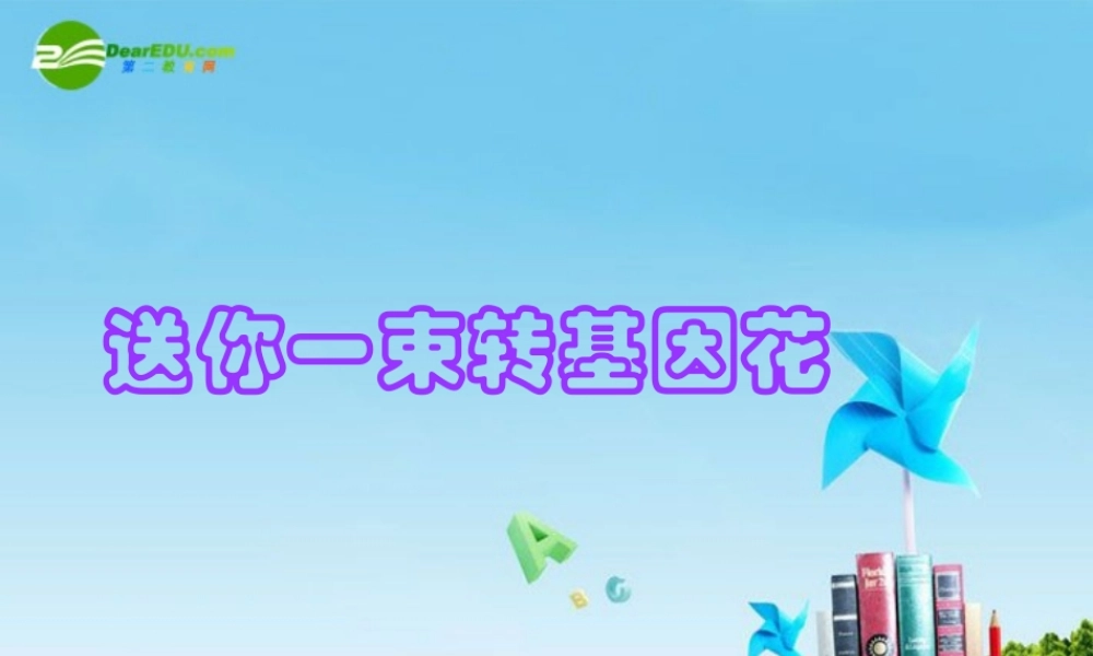 八年级语文上册 (送你一束转基因花)教学课件 苏教版 课件