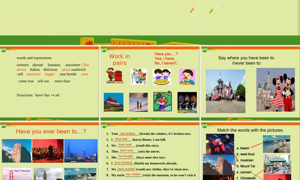 八年级英语上册 Module2 Unit2课件 外研版 课件