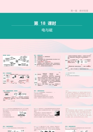 山西省中考物理(电与磁)专题复习课件