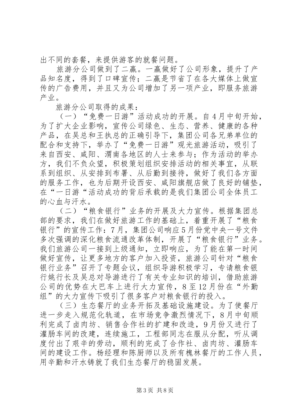 旅游工作总结计划(新)_第3页