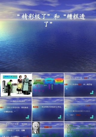《“精彩极了”和“糟糕透了”》五年级上课件