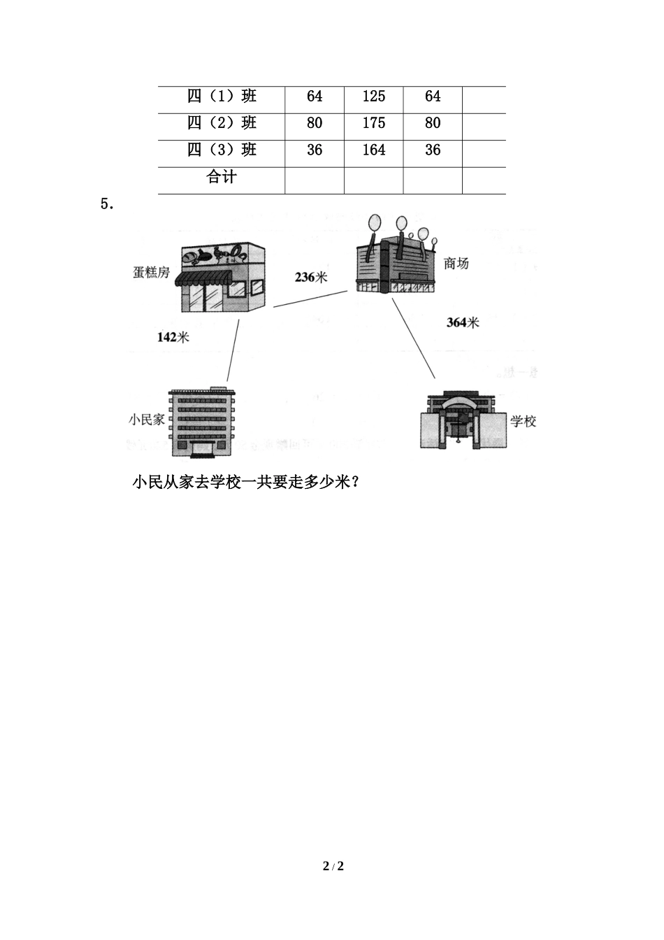 《加法运算定律》综合练习（二）_第2页