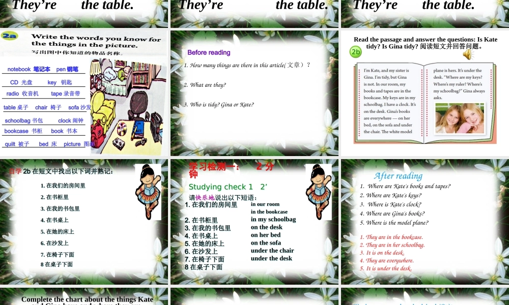 七年级上英语unit4-SectionB-第二课时ppt.