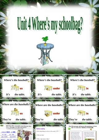 七年级上英语unit4-SectionB-第二课时ppt.