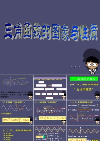 数学 1.4三角函数图像及其性质课件 新人教A版必修4 课件