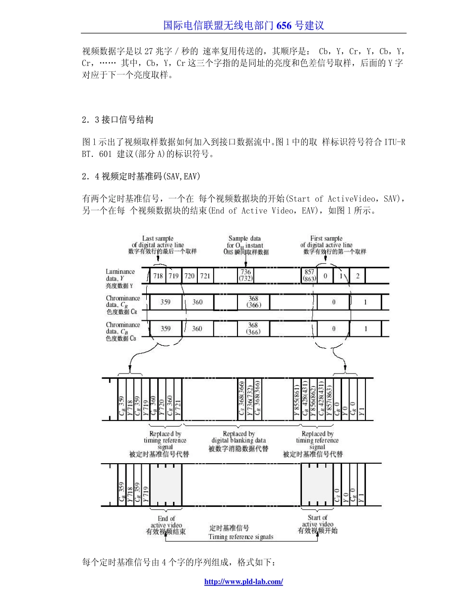 ITU656数据协议中文版_第3页
