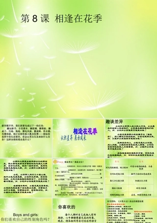 中学七年级政治上册(8.1 认识差异 展示风采)课件 苏教版 课件