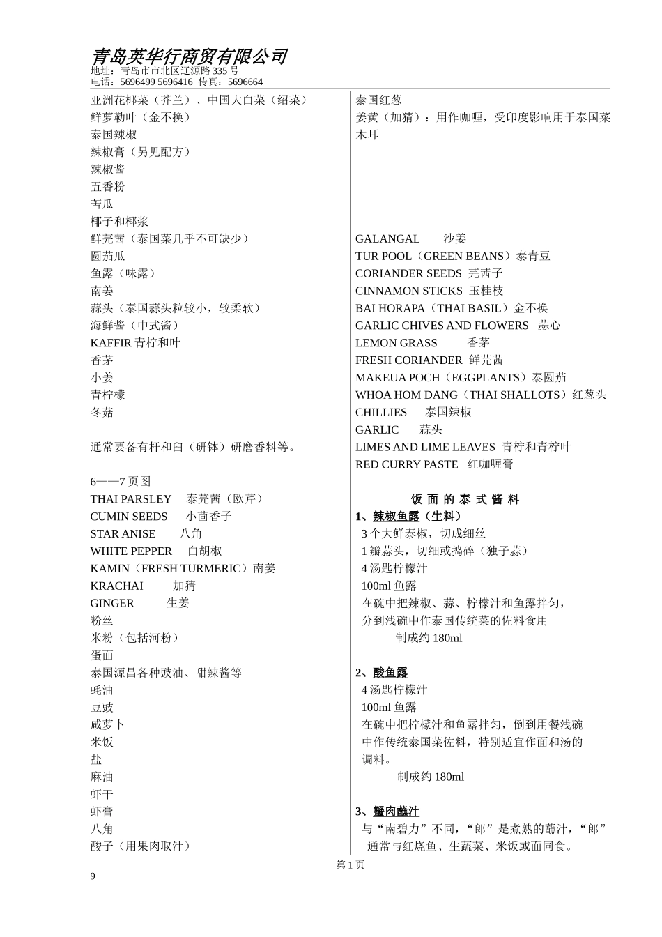 泰国烹饪（课程3)_第2页