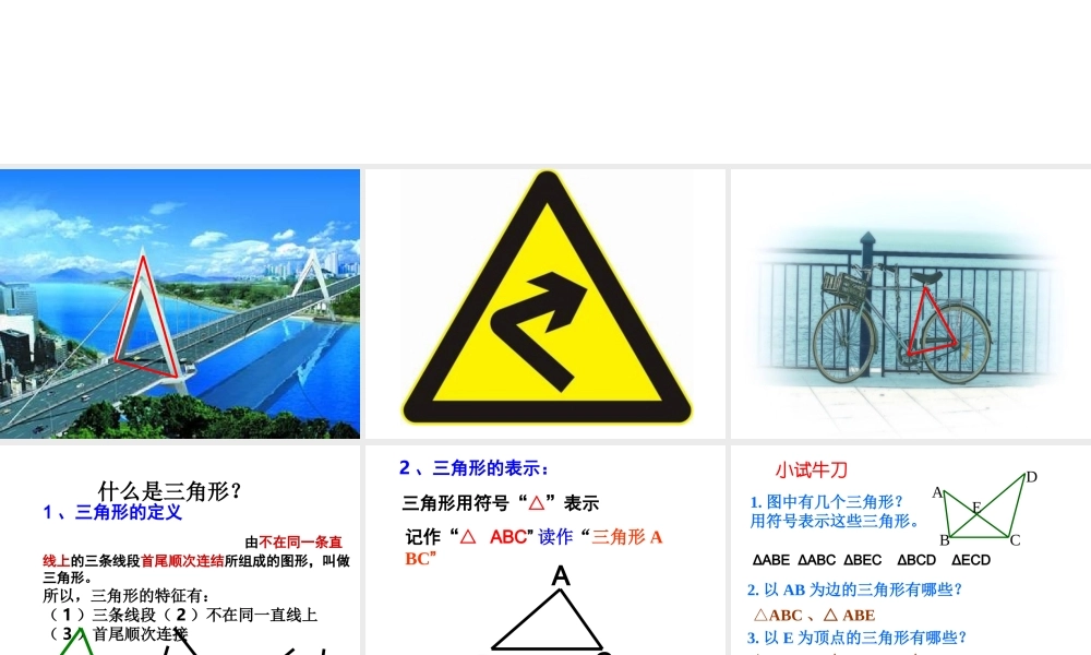 11.11三角形的边