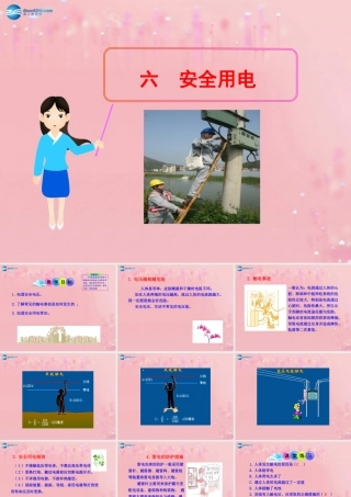 九年级物理全册 193 安全用电课件 (新版)新人教版 教案-2