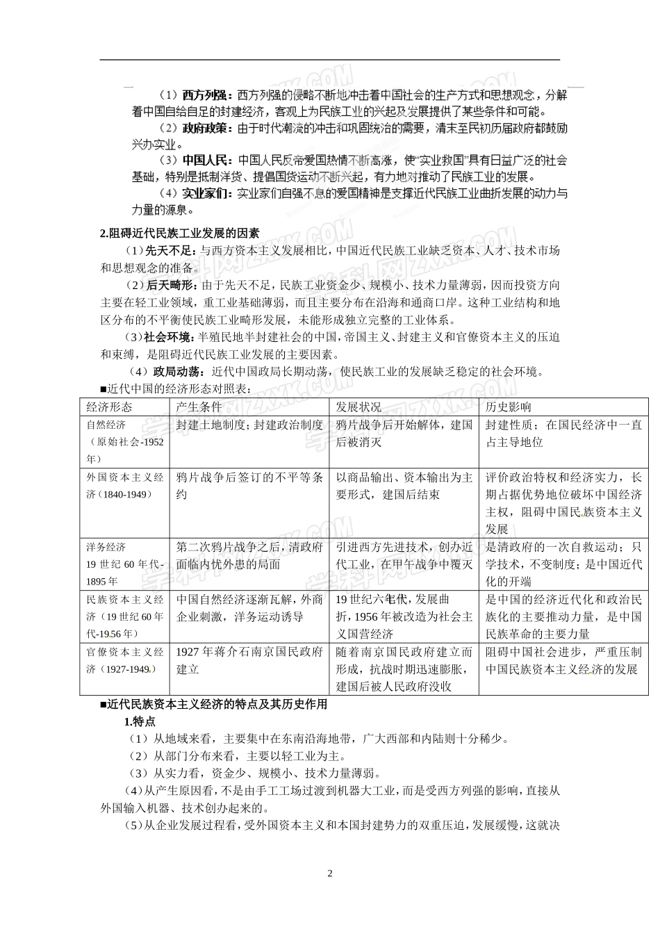 第10课中国民族资本主义的曲折发展_第2页