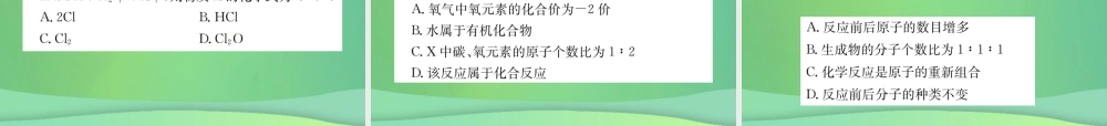 中考化学总复习 教材考点梳理 第五单元 化学方程式 课时1 质量守恒定律课件
