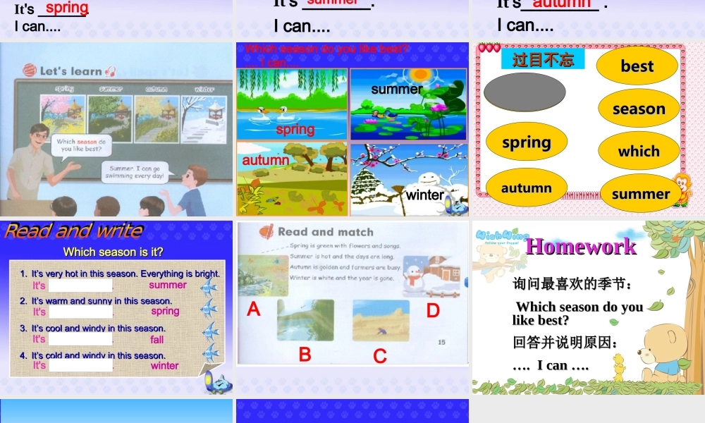My-favourite-season-A-let's--learn-课件