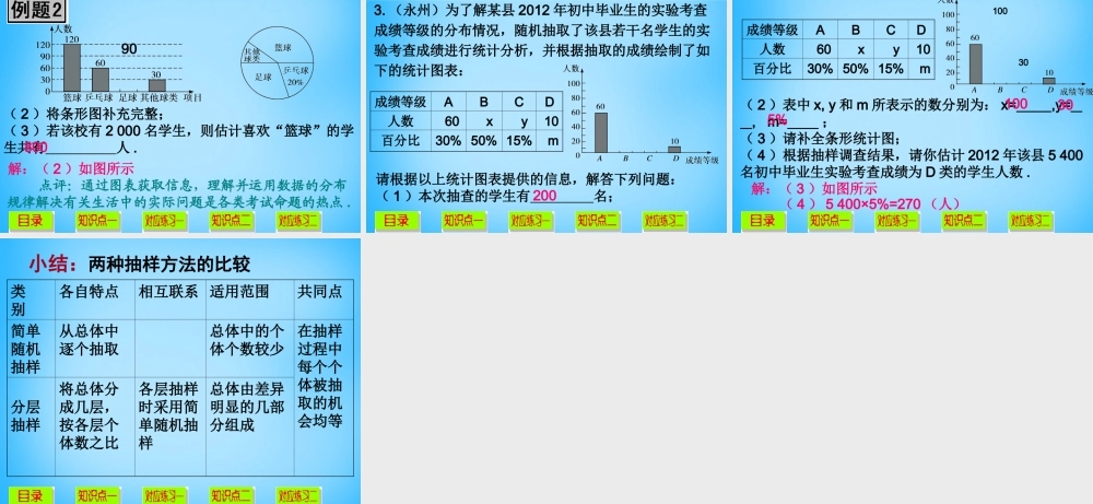 中学七年级数学下册 10.1 统计调查课件2 (新版)新人教版