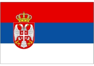 世界杯纸模：助威国旗(D3-塞尔维亚)