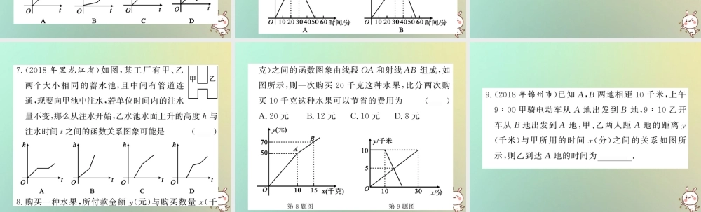 八年级数学上册 滚动小专题(六)习题课件 (新版)北师大版 课件