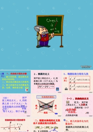 人教版高二数学双曲线方程 课件