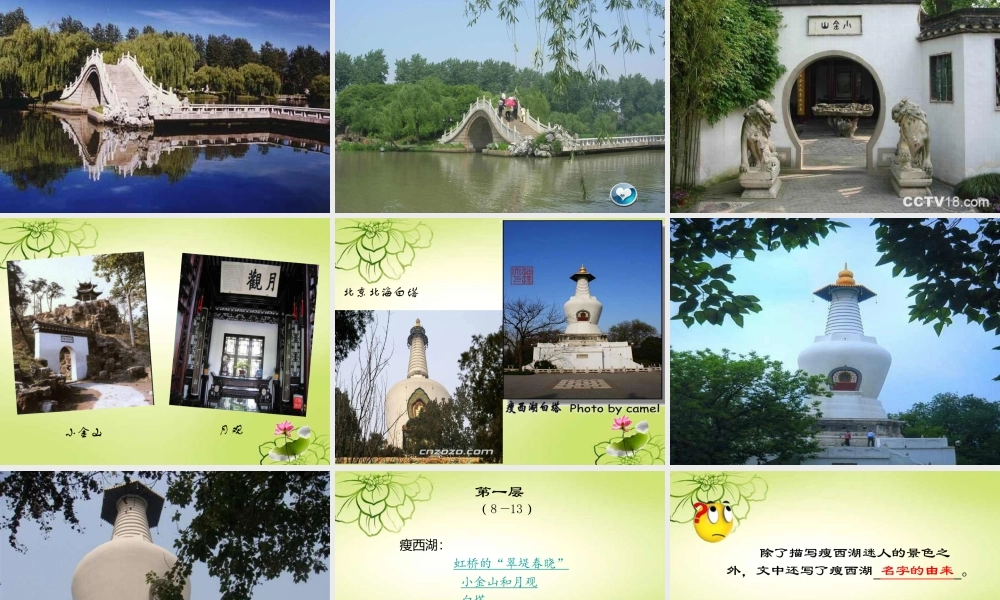 八年级语文下册 (扬州一瞥)教学课件 河大版 课件