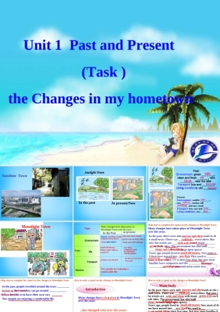 八年级英语下册 Unit 1 Past and Present Task课件 (新版)牛津版 课件