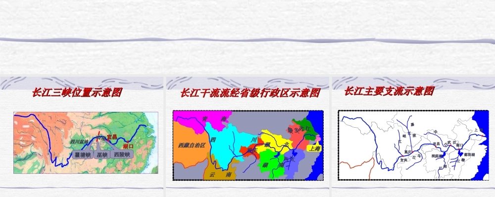 八年级地理 流经的地形和省级行政区课件