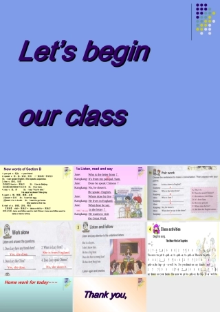七年级英语Unit 3 Getting together  Section B 课件湘教版 课件