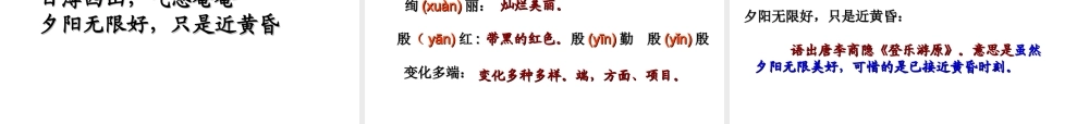 3【精品课件】第四单元第二十课《落日的幻觉》