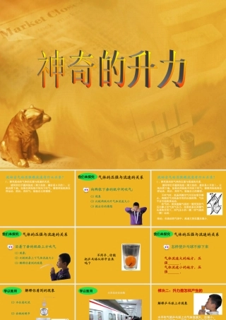 八年级物理下册 神奇的升力课件