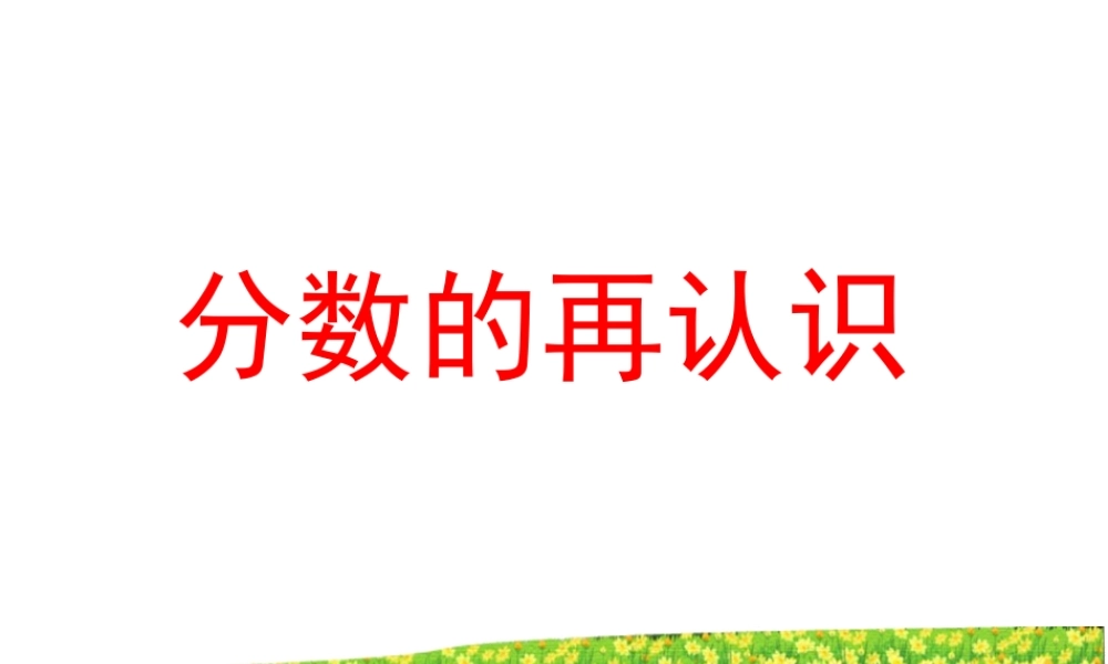 分数的意义(新)