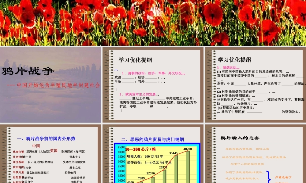 八年级历史 鸦片战争(7) 课件