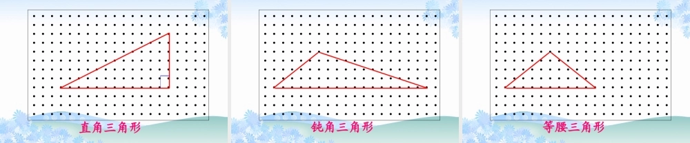 小学数学2011版本小学四年级三角形的分类练习题