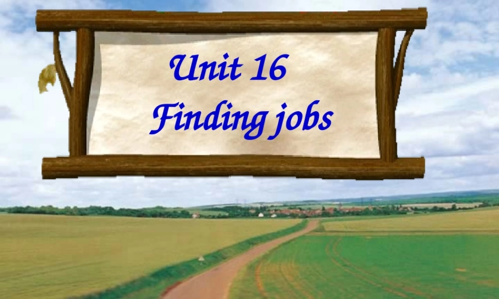 新课标高三英语Unit16 reading 阅读理解 课件