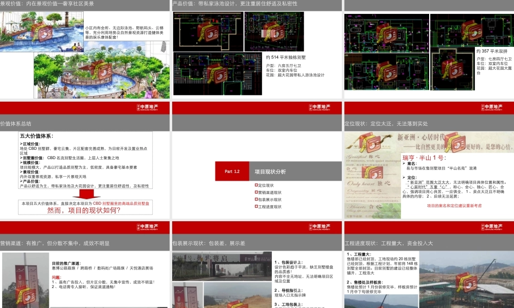 中原2010年09月惠州瑞亨·半山1号营销执行策略案