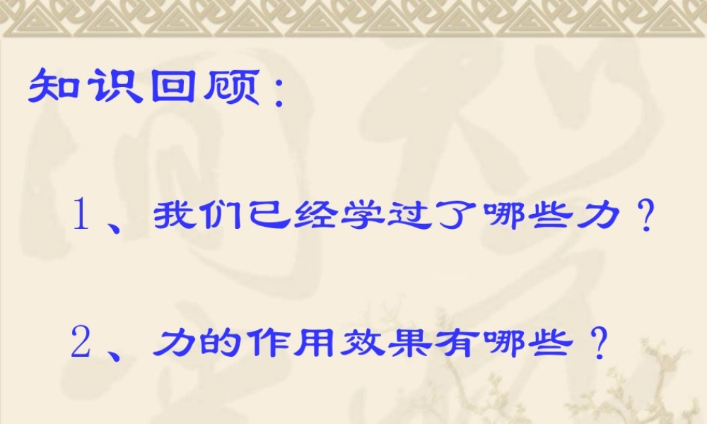 压强1 九年级物理压强课件人教版