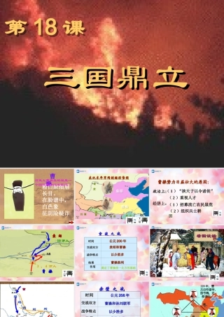 中学七年级历史上册(第18课 三国鼎立)课件 新人教版 学案-2