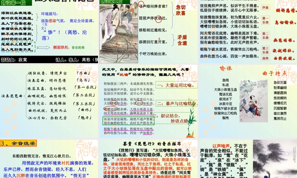 琵琶行——课件