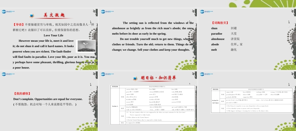 九年级英语全册 Unit 10 You re supposed to shake hands课件 (新版)人教新目标版 课件