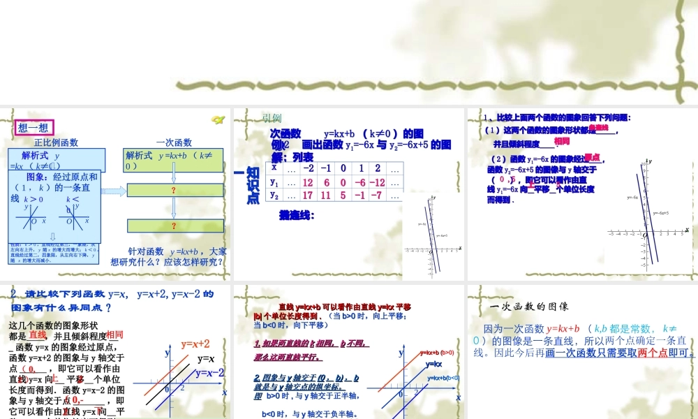 14.2.2一次函数的性质