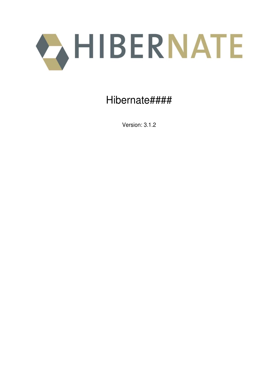 HIBERNATE-参考指南_第1页