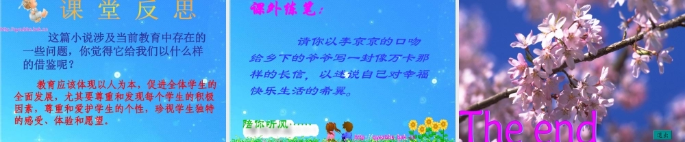 九年级语文上册 (心声)课件 人教新课标版 课件