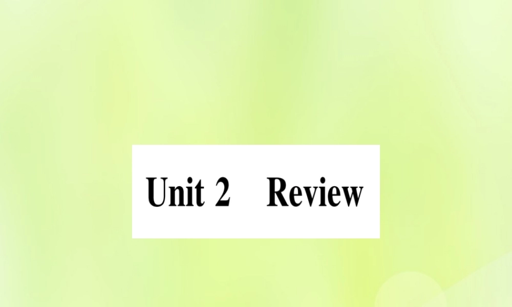 七年级英语上册 Unit 2 Colours and Clothes Review课件 (新版)冀教版 课件
