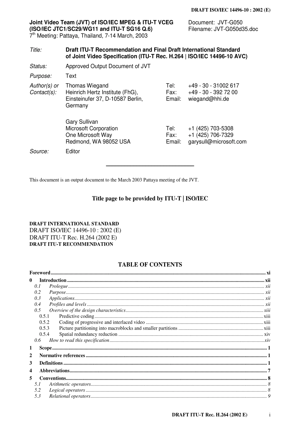 Video-H264-JVT-G050-(2)_第1页