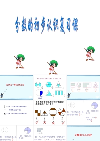 分数的初步认识复习课件 (2)