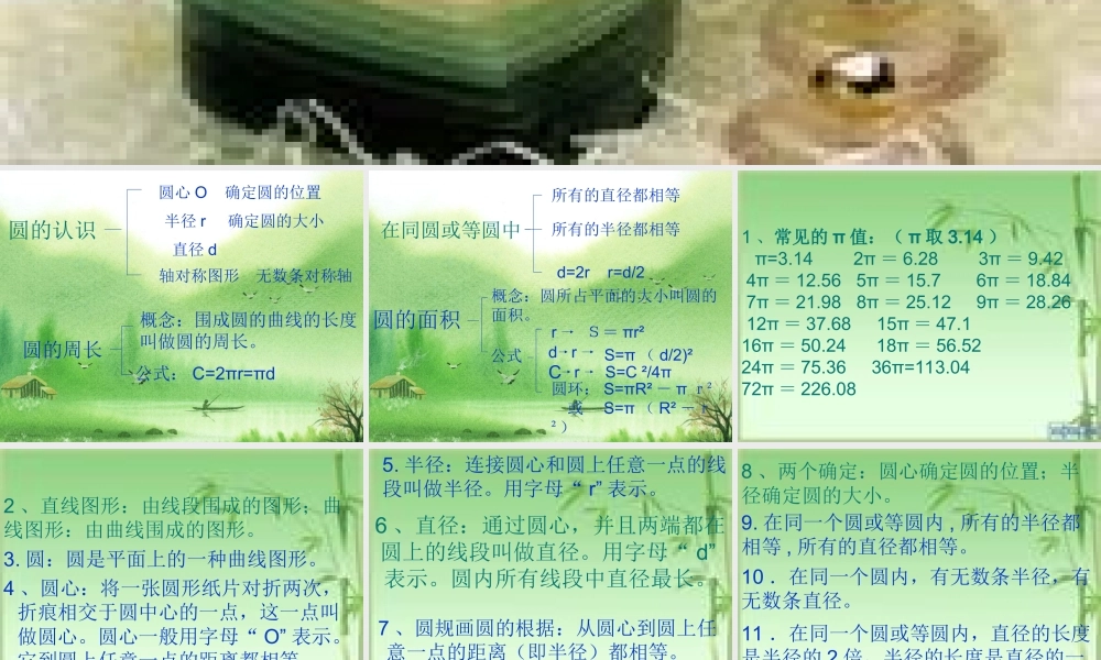 九年级数学下册 第二十六章(圆)课件 沪科版 课件