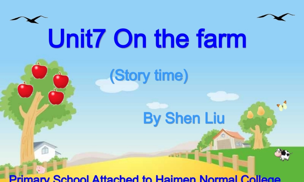 Unit7(Storytime第一次修改)