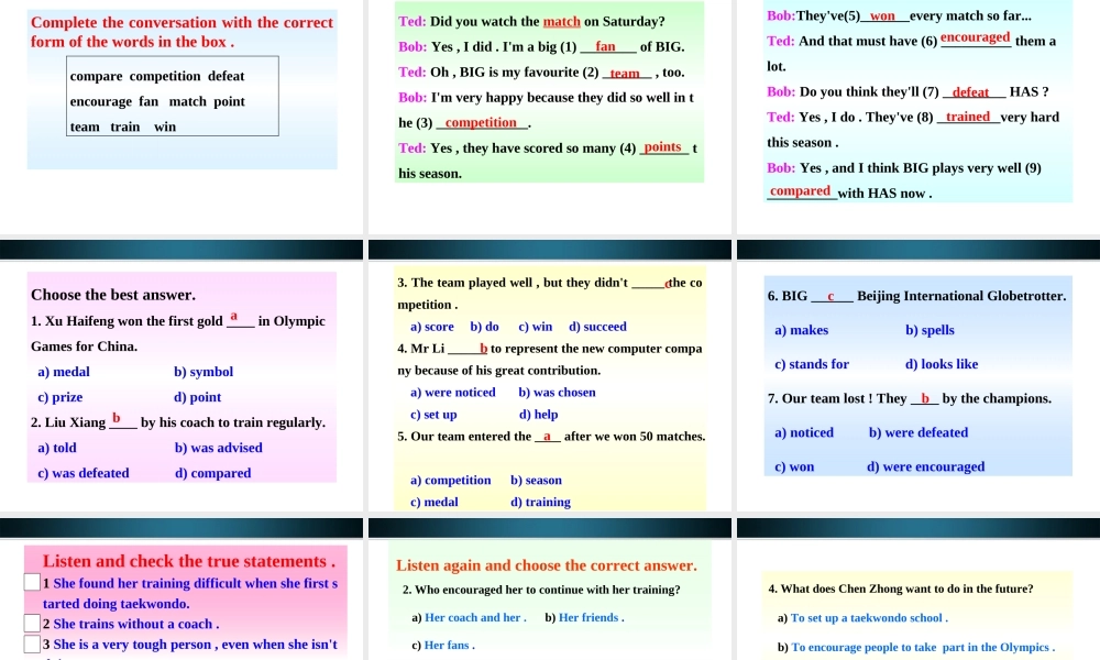 九年级英语上册 Module 3 unit 3 同步授课课件 外研版 课件