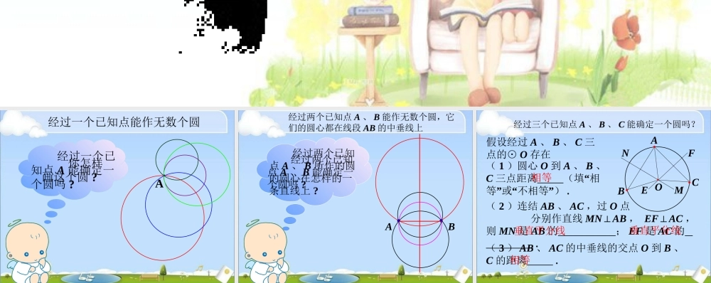 课前导入-确定圆的条件