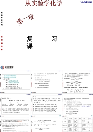 化学：第一章《从实验学化学》课件（2）（新人教版必修1）