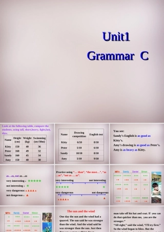 八年级英语上册 Unit 1 Friends Grammar C课件 牛津版 课件