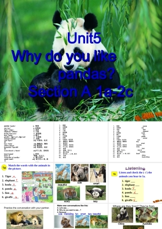 2013年新版七年级下册unit5sectionA1A-2C课件